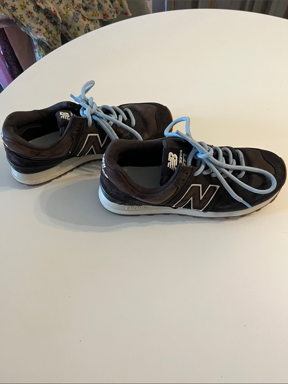 New Balance Brown and Beige Sneakers